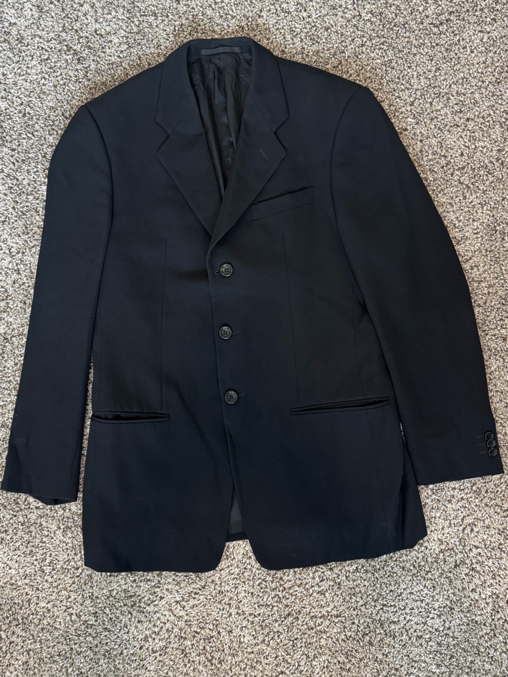 Armani Collezioni Black Men's Sport Coat Blazer